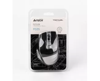 Мышь беспроводная A4Tech FG35 Grey