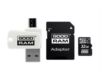 Карта памяти microSD 32Gb GOODRAM All-in-One class 10 UHS-I (M1A4-0320R12)