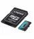 Карта памяти microSD 128Gb Kingston Canvas Go Plus C10 UHS-I U3 A2 + SD адаптер (SDCG3/128GB)