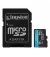 Карта памяти microSD 64Gb Kingston Canvas Go Plus C10 UHS-I U3 A2 + SD адаптер (SDCG3/64GB)