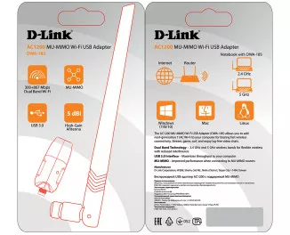 Wi-Fi адаптер D-Link DWA-185 (AC1200)