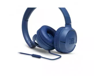 Навушники JBL T500 Mic (JBLT500BLU) Blue