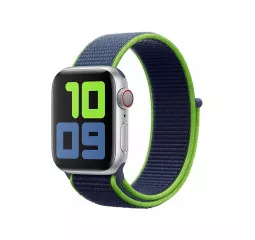 Нейлоновый ремешок для Apple Watch 40mm Apple Sport Loop Neon Lime (MXMP2)