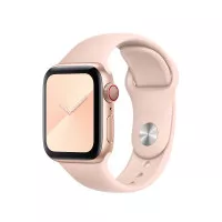 Силиконовый ремешок для Apple Watch 40mm Apple Sport Band Pink Sand (MTP72)