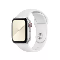 Силиконовый ремешок для Apple Watch 40mm Apple Sport Band White (MTP52)