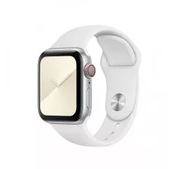 Силиконовый ремешок для Apple Watch 40mm Apple Sport Band White (MTP52)