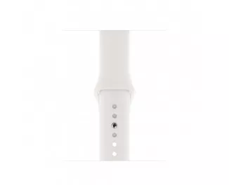 Силіконовий ремінець для Apple Watch 40mm Apple Sport Band White (MTP52)