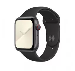 Силиконовый ремешок для Apple Watch 44/45/46 mm Apple Sport Band Black (MTPL2)
