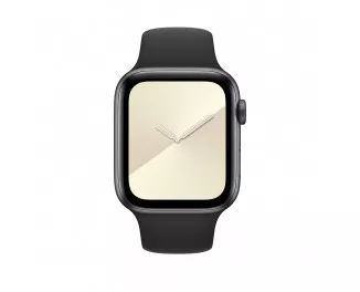 Силиконовый ремешок для Apple Watch 44/45/46 mm Apple Sport Band Black (MTPL2)