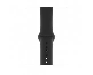 Силиконовый ремешок для Apple Watch 44/45/46 mm Apple Sport Band Black (MTPL2)
