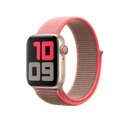 Нейлоновый ремешок для Apple Watch 44/45/46 mm Apple Sport Loop Neon Pink (MXMU2ZM/A)