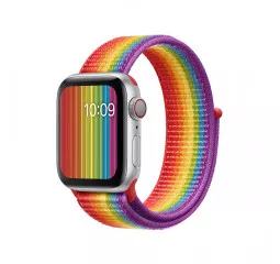 Нейлоновый ремешок для Apple Watch 44/45/46 mm Apple Sport Loop Pride Edition (MV9T2)