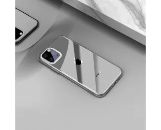 Чехол для Apple iPhone 11 Pro Max  Baseus Simplicity Series Case (ARAPIPH65S-01) /black transparent