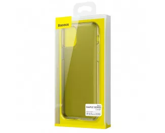 Чехол для Apple iPhone 11 Pro Max  Baseus Simplicity Series Case (ARAPIPH65S-01) /black transparent