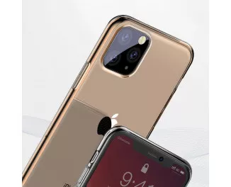 Чехол для Apple iPhone 11 Pro Max  Baseus Simplicity Series Case (ARAPIPH65S-01) /black transparent