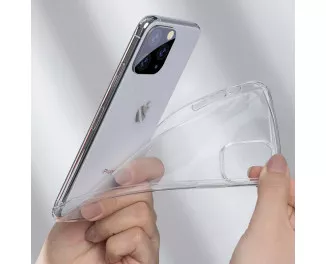 Чехол для Apple iPhone 11 Pro Max  Baseus Simplicity Series Case (ARAPIPH65S-01) /black transparent