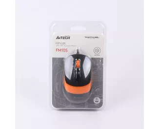 Мышь A4Tech FM10S Orange/Black USB