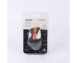Мышь беспроводная A4Tech FG30S Orange/Black USB