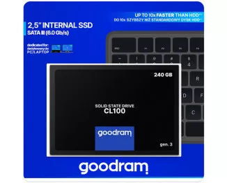 SSD накопитель 240Gb GOODRAM CL100 (SSDPR-CL100-240-G3)