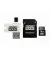 Карта пам'яті microSD 16Gb GOODRAM class10 UHS I U1 + SD adapter + OTG Card reader (M1A4-0160R12)