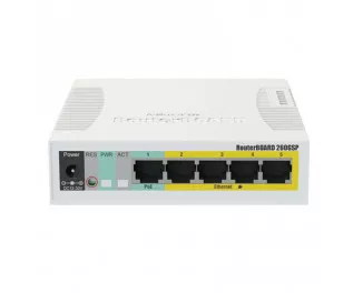 Коммутатор MikroTik CSS106-1G-4P-1S