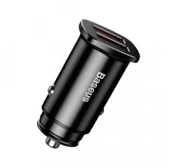Автомобильное зарядное устройство Baseus Square Universal Smart Car QC 3.0 30W (CCALL-DS01) Black