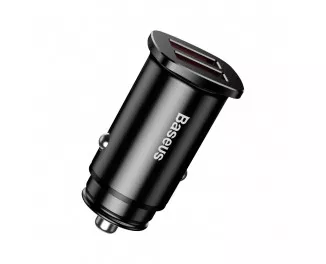 Автомобильное зарядное устройство Baseus Square Universal Smart Car QC 3.0 30W (CCALL-DS01) Black