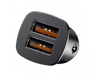 Автомобильное зарядное устройство Baseus Square Universal Smart Car QC 3.0 30W (CCALL-DS01) Black