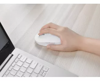Мышь беспроводная Xiaomi Mi Dual Mode Wireless Mouse Silent Edition (HLK4040GL) White