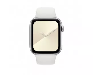 Силиконовый ремешок для Apple Watch 44/45/46 mm Apple Sport Band White (MTPK2ZM/A)