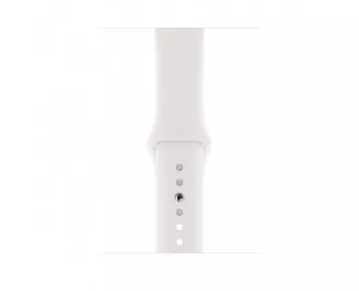Силиконовый ремешок для Apple Watch 44/45/46 mm Apple Sport Band White (MTPK2ZM/A)