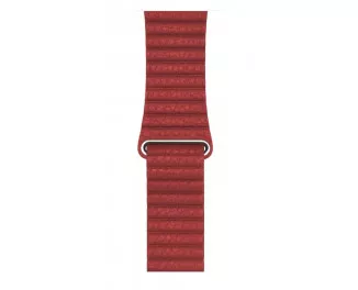 Кожаный ремешок для Apple Watch 42/44 mm Leather Loop /red