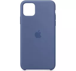 Чехол для Apple iPhone 11 Pro Max  Silicone Case Linen blue