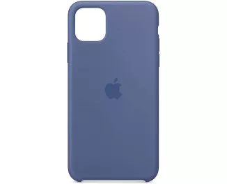 Чехол для Apple iPhone 11 Pro Max  Silicone Case Linen blue