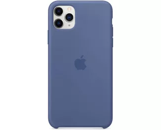 Чехол для Apple iPhone 11 Pro  Silicone Case Linen blue