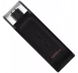 Флешка USB Type-C 128Gb Kingston DataTraveler 70 Black (DT70/128GB)