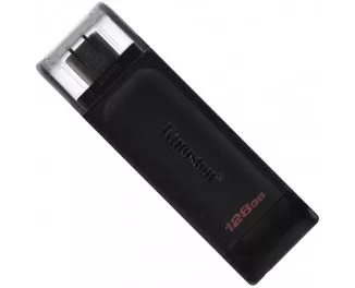 Флешка USB Type-C 128Gb Kingston DataTraveler 70 Black (DT70/128GB)