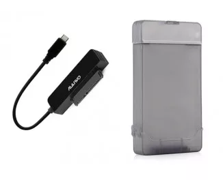 Адаптер USB 3.1 Type-C > SATA Maiwo K104G1 black