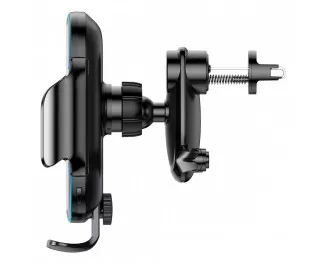 Автодержатель с беспроводной зарядкой Baseus Light Electric 15W (WXHW03-01) Black