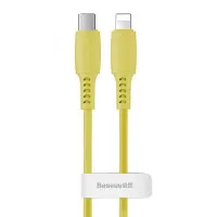 Кабель Lightning > USB Type-C Baseus Colorful 18W 1.2m Yellow