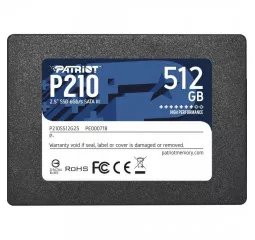 SSD накопитель 512Gb Patriot P210 (P210S512G25)