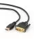 Кабель HDMI > DVI  Cablexpert 1.8m (CC-HDMI-DVI-6) Black