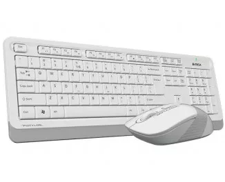 Клавиатура и мышь беспроводная A4Tech FG1010 White USB