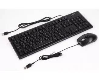 Клавиатура и мышь A4Tech KR-8372 Black USB