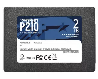 SSD накопитель 2 TB Patriot P210 (P210S2TB25)