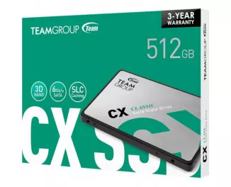 SSD накопитель 512Gb Team CX2 (T253X6512G0C101)