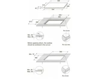 Газова варильна поверхня Whirlpool GOB 616/NB