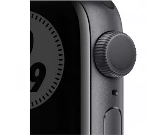 Смарт-часы Apple Watch Nike Series 6 GPS 40mm Space Gray Aluminum Case with Anthracite/Black Nike Sport Band (M00X3)