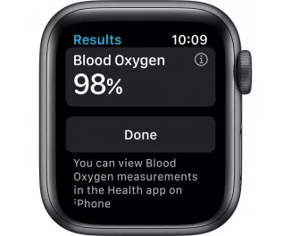 Смарт-часы Apple Watch Nike Series 6 GPS 40mm Space Gray Aluminum Case with Anthracite/Black Nike Sport Band (M00X3)