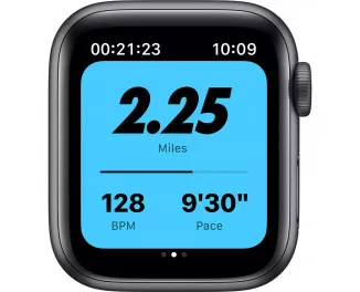 Смарт-часы Apple Watch Nike Series 6 GPS 40mm Space Gray Aluminum Case with Anthracite/Black Nike Sport Band (M00X3)